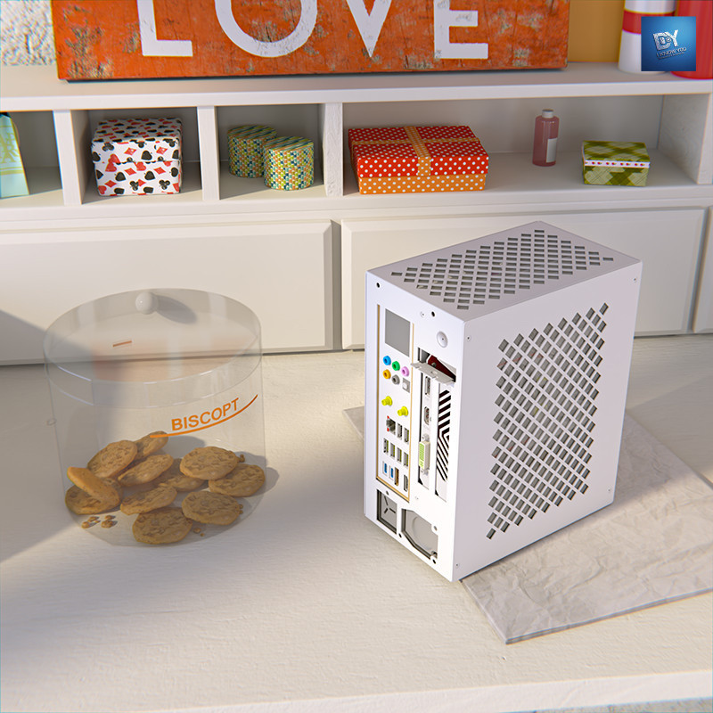 CASE PC (เคสพีซี)   Alla u1 itx แชสซี a4 แชสซี k39 1u ชุด HTPC มินิแบบพกพาจอแสดงผลอิสระแชสซีคอมพิวเต