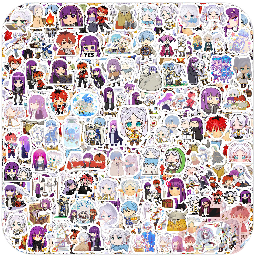 135ชิ้น/เซ็ต ☆ Frieren: Beyond Journeys End Q-1 Mini Diary Manual Stickers ☆ DIY แฟชั่นสมุดภาพอัลบั้