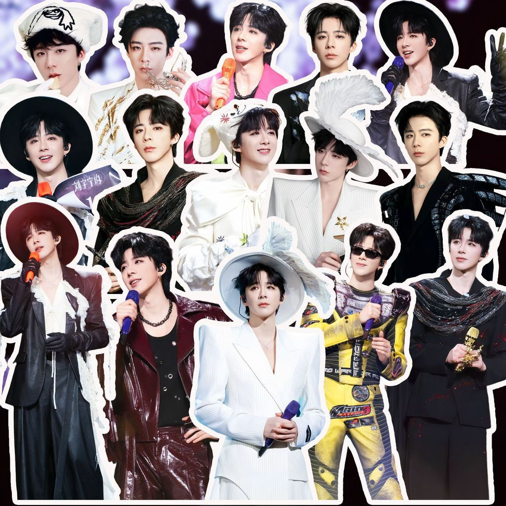 ขายร้อน Liu Yuning สติกเกอร์ Liu Yuning อุปกรณ์ต่อพ่วงคอนเสิร์ตของ Liu Yuning ความละเอียดสูงสติกเกอร