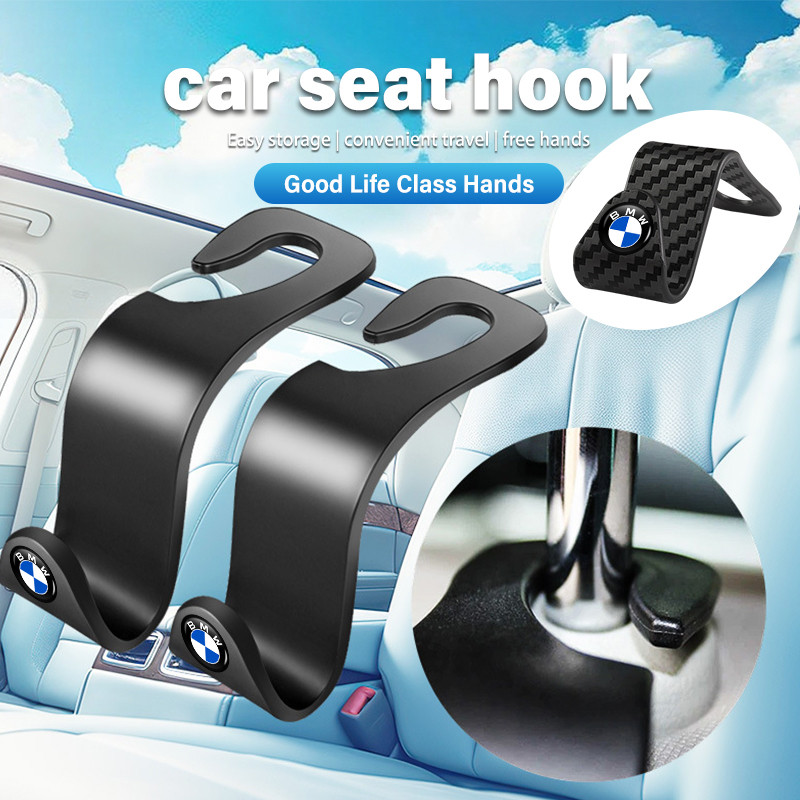 2PCS Universal Car Seat Back Headrest Hook สําหรับ BMW M3 M5 X3 E93 F10 F20 F30 F40 F15 F25 F26 F31 