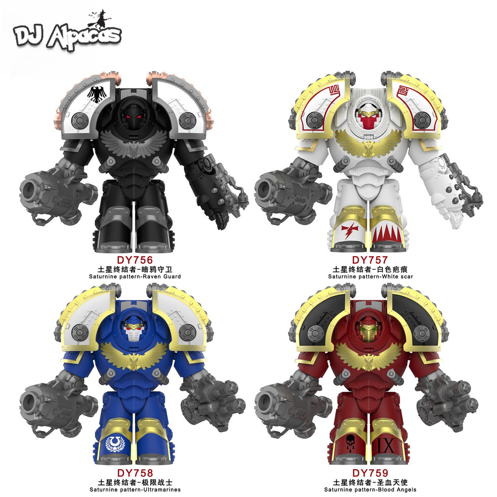 Mini Figures Saturnine Pattern Raven Guard Toy ตุ๊กตาสะสม