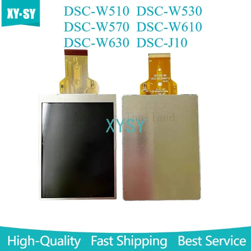 ใหม่ W510 W530 W570 W610 W630 J10 จอแสดงผล LCD สําหรับ Sony DSC-W510 DSC-W530 DSC-W570 DSC-W610 DSC-
