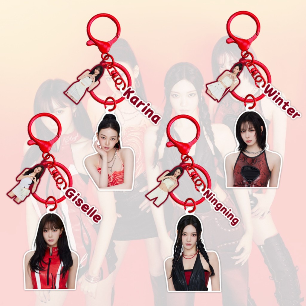 ส่วนลด AESPA nnGISELLE AESPA nnGISELLE AESPA nnGISELLE AESPA พวงกุญแจอะคริลิคการ์ตูนจี้อะคริลิค
