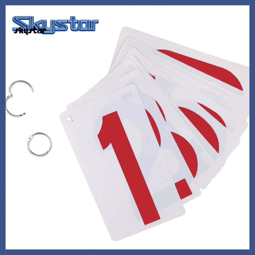 Skystar 0-9 Score Number School Sports Competition Digit Scoreboard การ์ดทดแทน