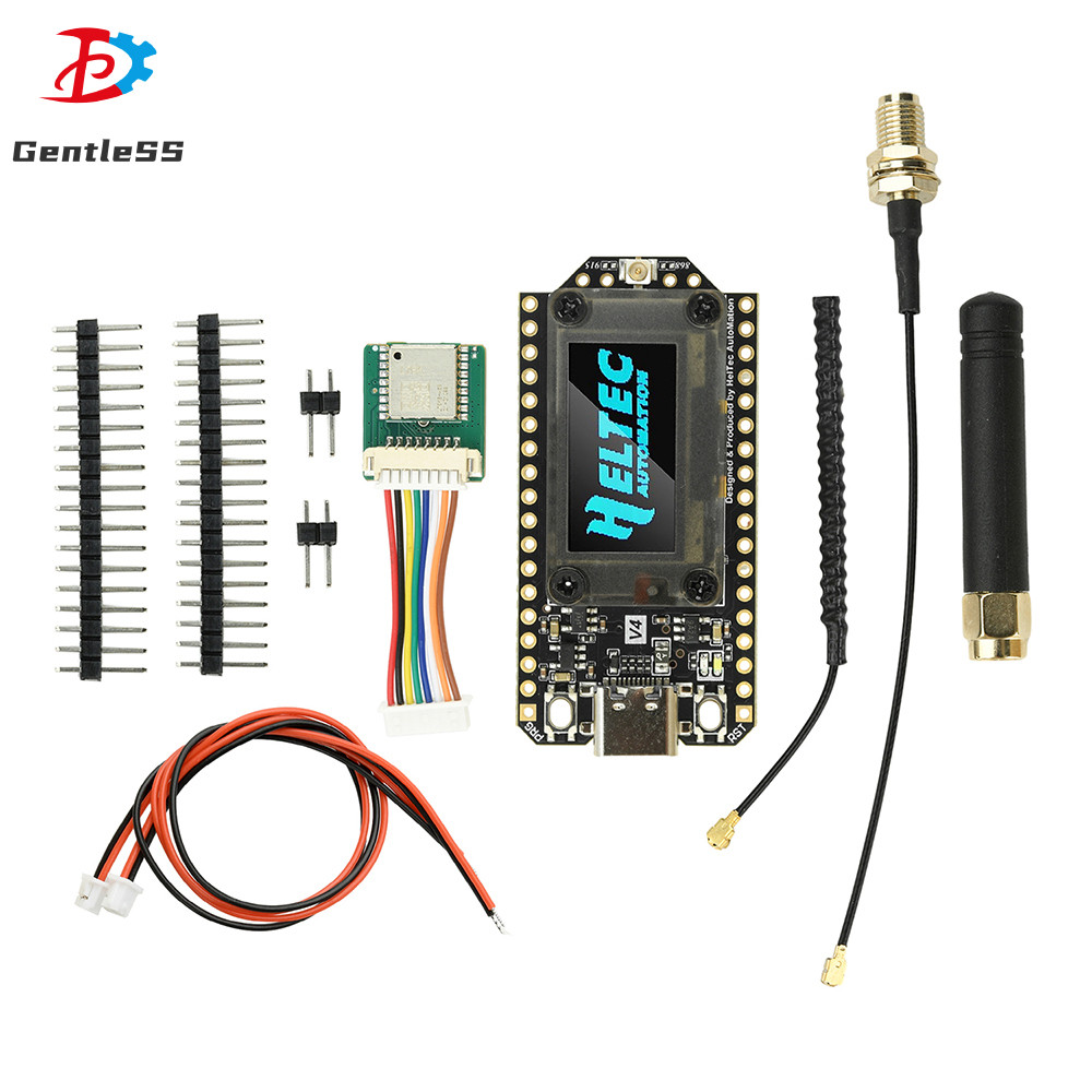 WiFi LoRa 32 V4 ESP32 BT บอร์ดพัฒนา WIFI พร้อมหน้าจอ OLED ขนาด 0.96 นิ้ว ESP32-S3R2 Low-Power IoT De