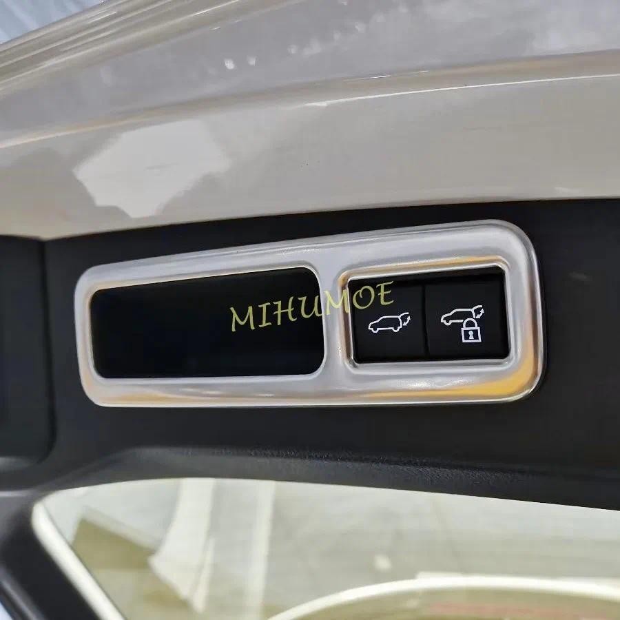 Matte Silver ด้านหลังปุ่มสวิทช์ฝาครอบ Trims สําหรับ Lexus RX RX350 RX350h RX450h + RX500h 2023 2024 