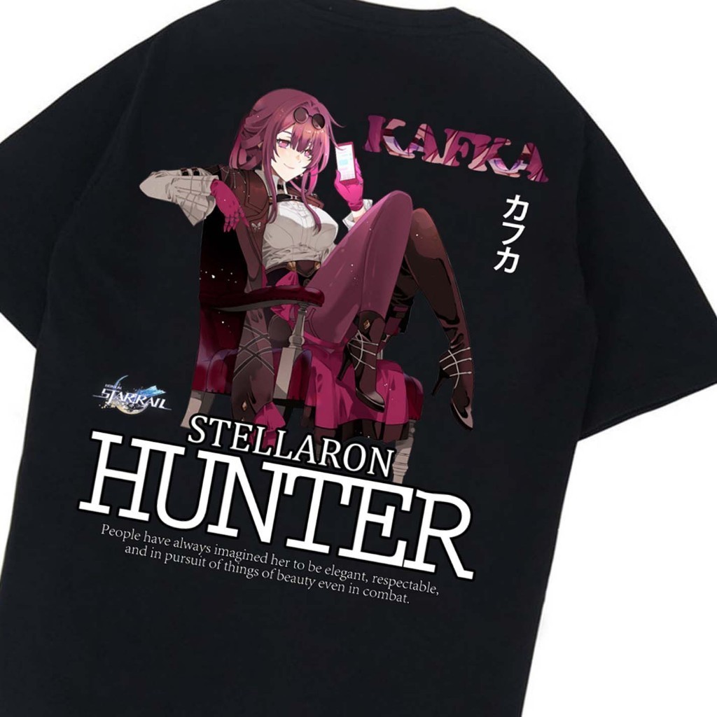 KAFKA HONKAI STAR RAIL เสื้อยืด - เสื้อยืด DISTRO สําหรับผู้ชายและผู้หญิง ANIME & GAME DESIGN HONKAI