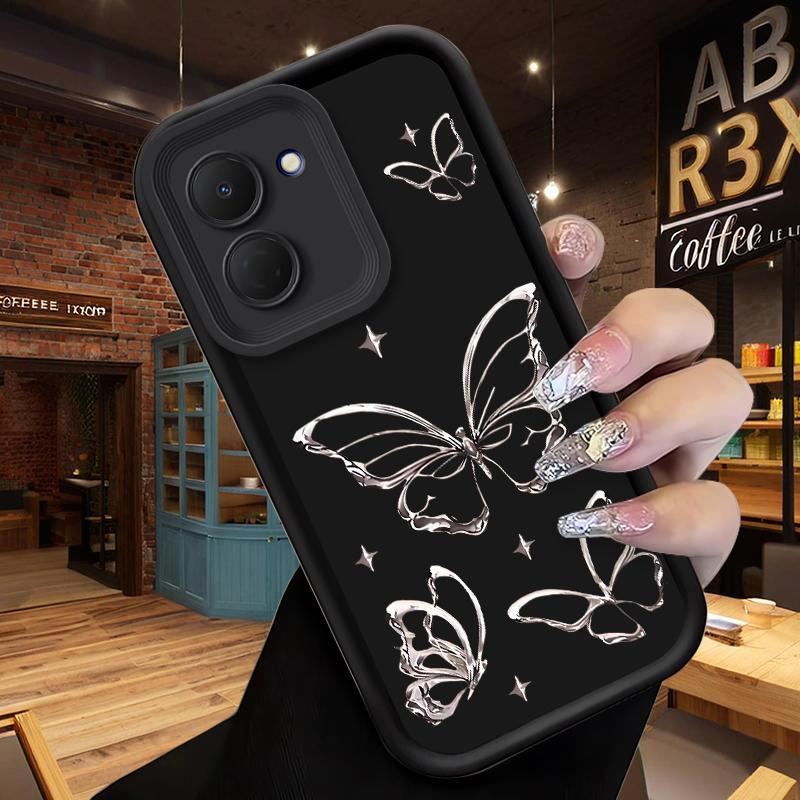 ปลอกสําหรับ Tecno Spark GO 3 Spark GO 2 Spark Go 1 แฟชั่นผีเสื้อเคสโทรศัพท์ Techno Spark GO3 GO2 Go1