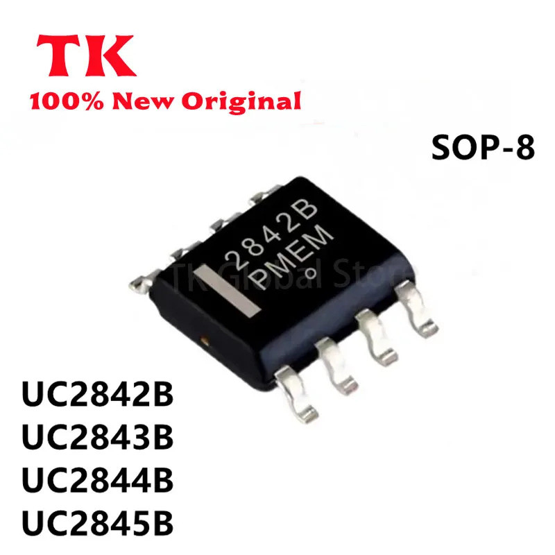 5PCS UC2842B UC2843B UC2844B UC2845B 1R2G SOP-8 ชิปสวิตช์ไฟ LCD