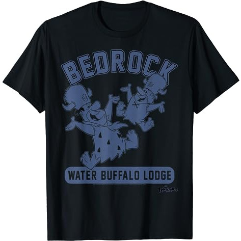 เสื้อยืดสะสม The Flintstones Bedrock Water Buffalo Lodge