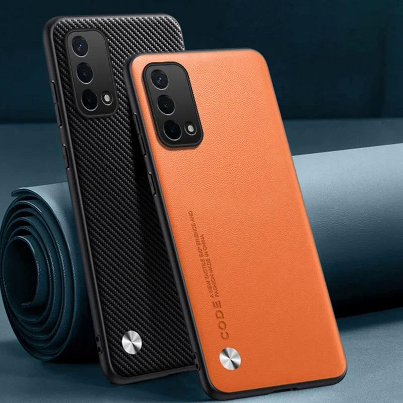 หรูหรา PU หนังสําหรับ OPPO A74 4G A54 A94 5G Matte ฝาครอบซิลิโคนกันกระแทกป้องกันเคสโทรศัพท์สําหรับ OPPO A93 A95 Coque อุปกรณ์เสริมทนทาน