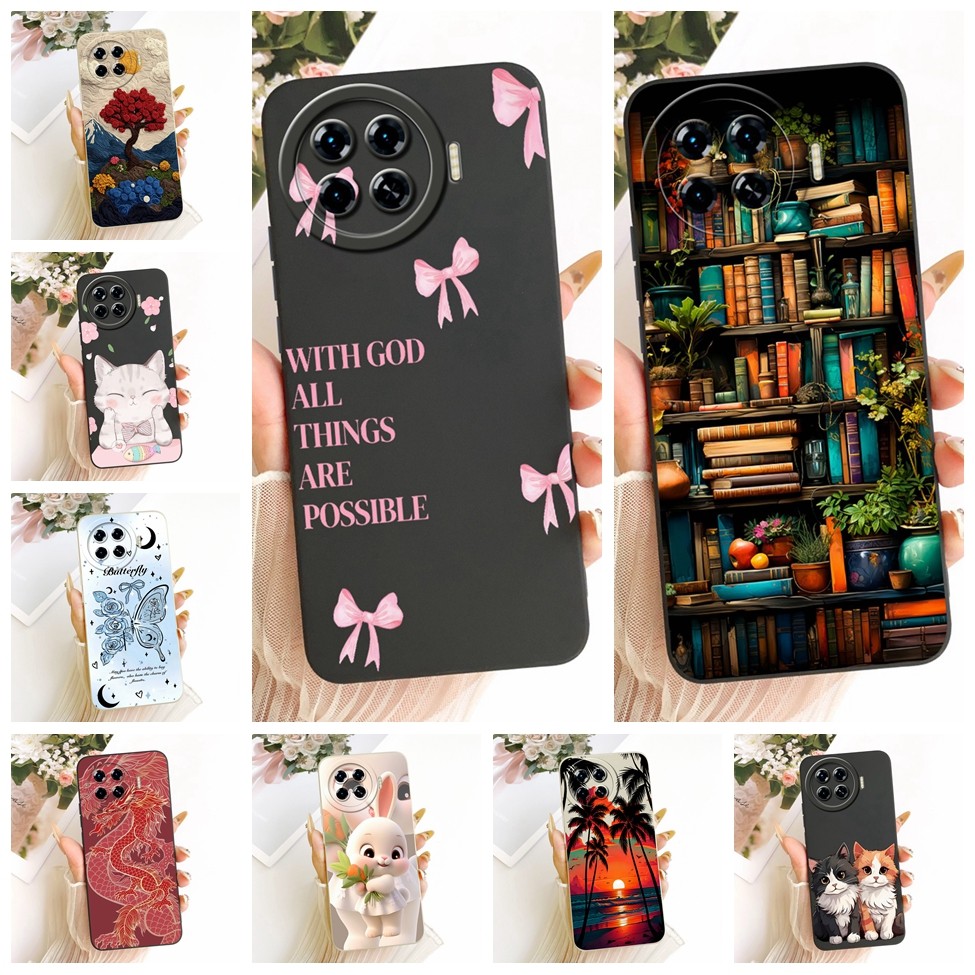 Tecno Spark 20 Pro Plus Case KJ7 แฟชั่นหรูหรา Cool Kawaii น่ารักทาสีซิลิคอนปลอก Techno Spark 20 Pro+