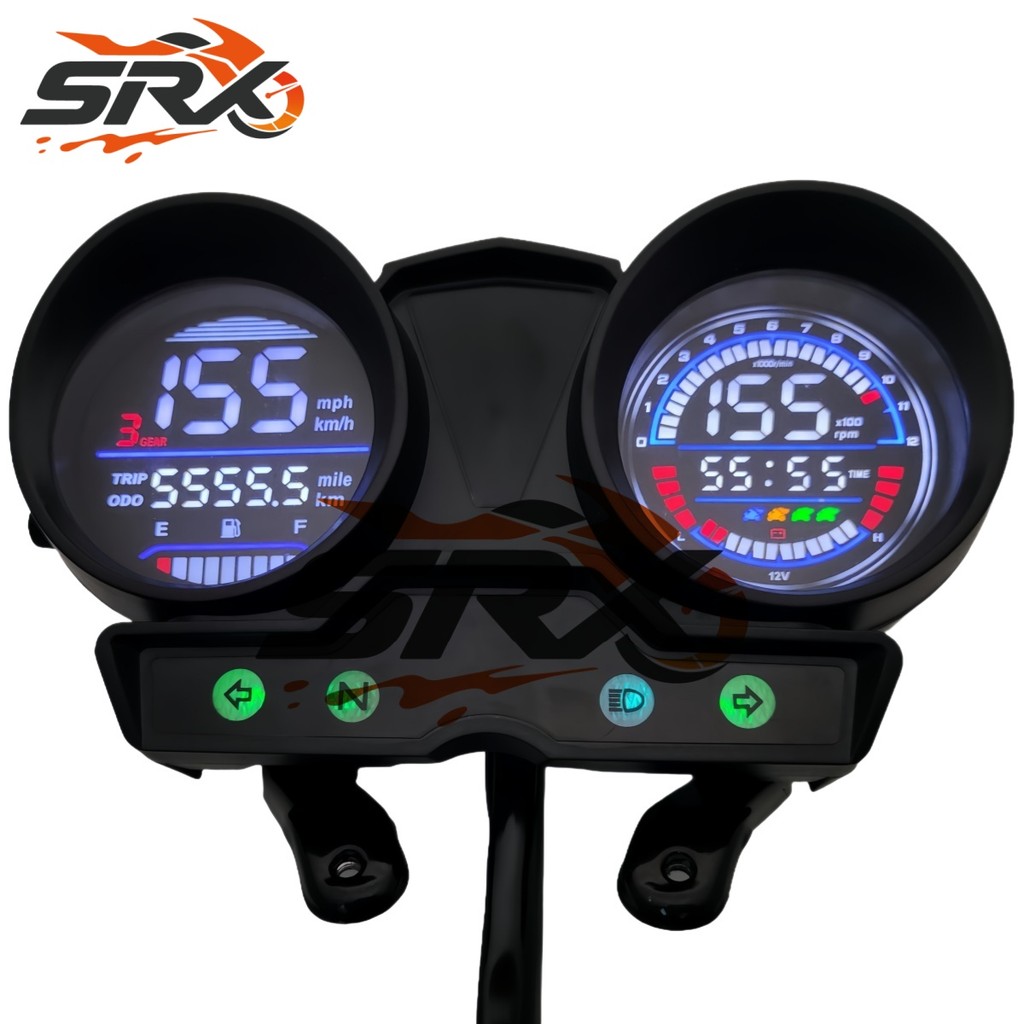 สําหรับ YAMAHA Factor YBR125 YBR 125 Digital Meter Ybr Factor 125 LED Speedometer เครื่องวัดระยะทางร