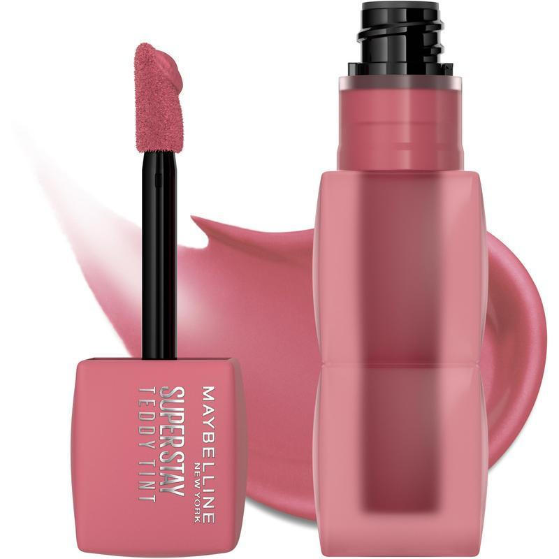 MAYBELLINE Super Stay Teddy Tint ลิปสติกเนื้อแมท,
