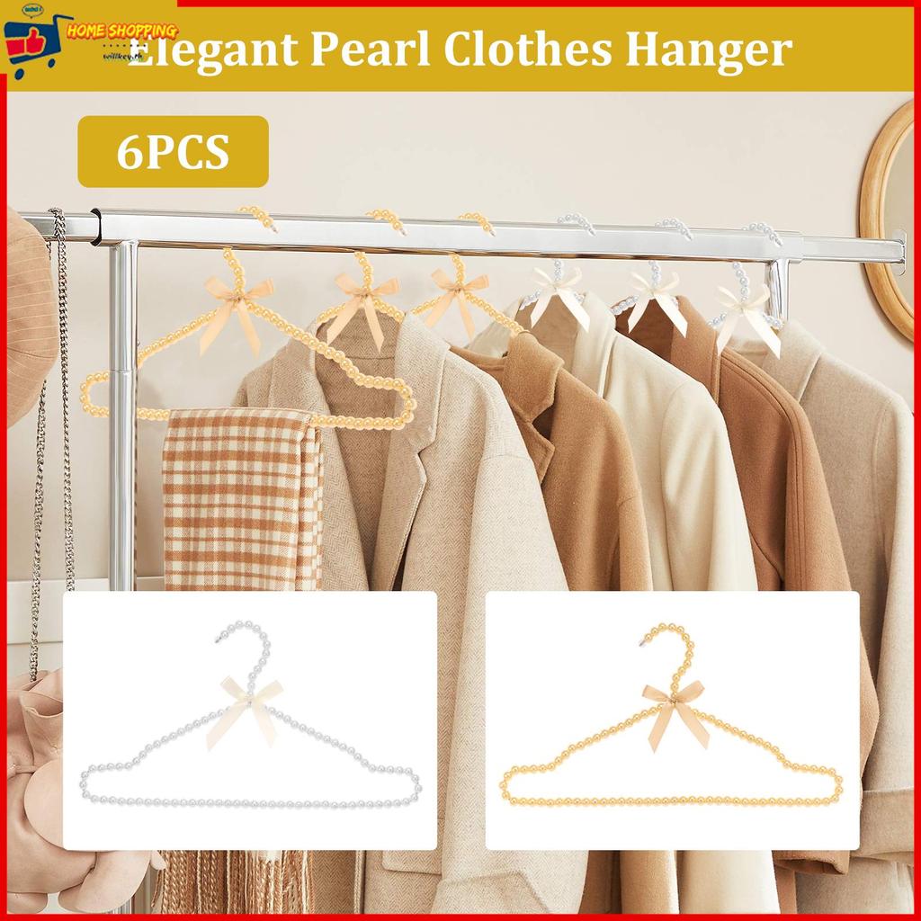 6ชิ้นนํามาใช้ใหม่มุกแขวนมัลติฟังก์ชั่ประณีตชุดแต่งงานแขวนกับโบว์ตกแต่งสําหรับสูท ร้านค้า3752