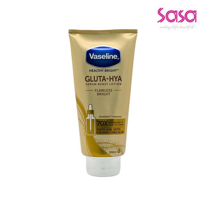 Vaseline Gluta-Hya Serum Burst Lotion Flawless Bright (300ml)