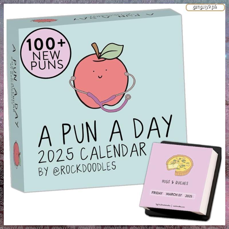 [LR] 2025 Punny Daily Desk Calendar 2025 Page A Day Dad Joke Calendar