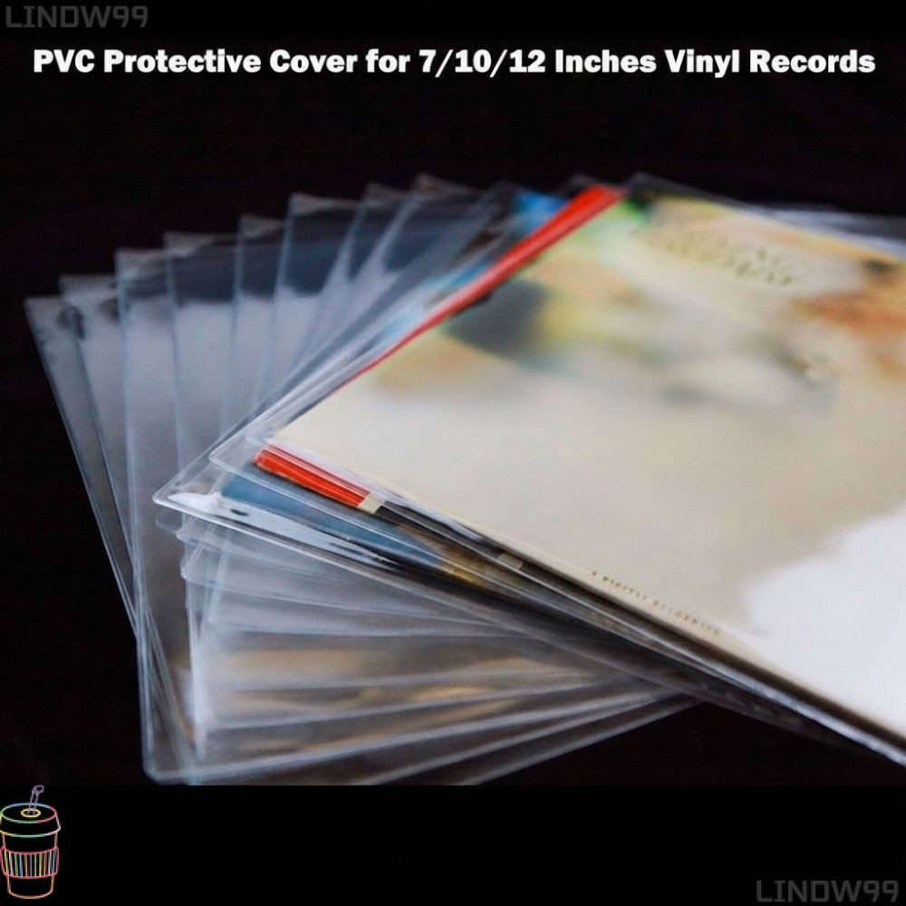 Lindw99 Vinyl Records Sleeve,หนา 7/10/12 นิ้ว LP Record Cover,Resealable Record Storage Bags Record