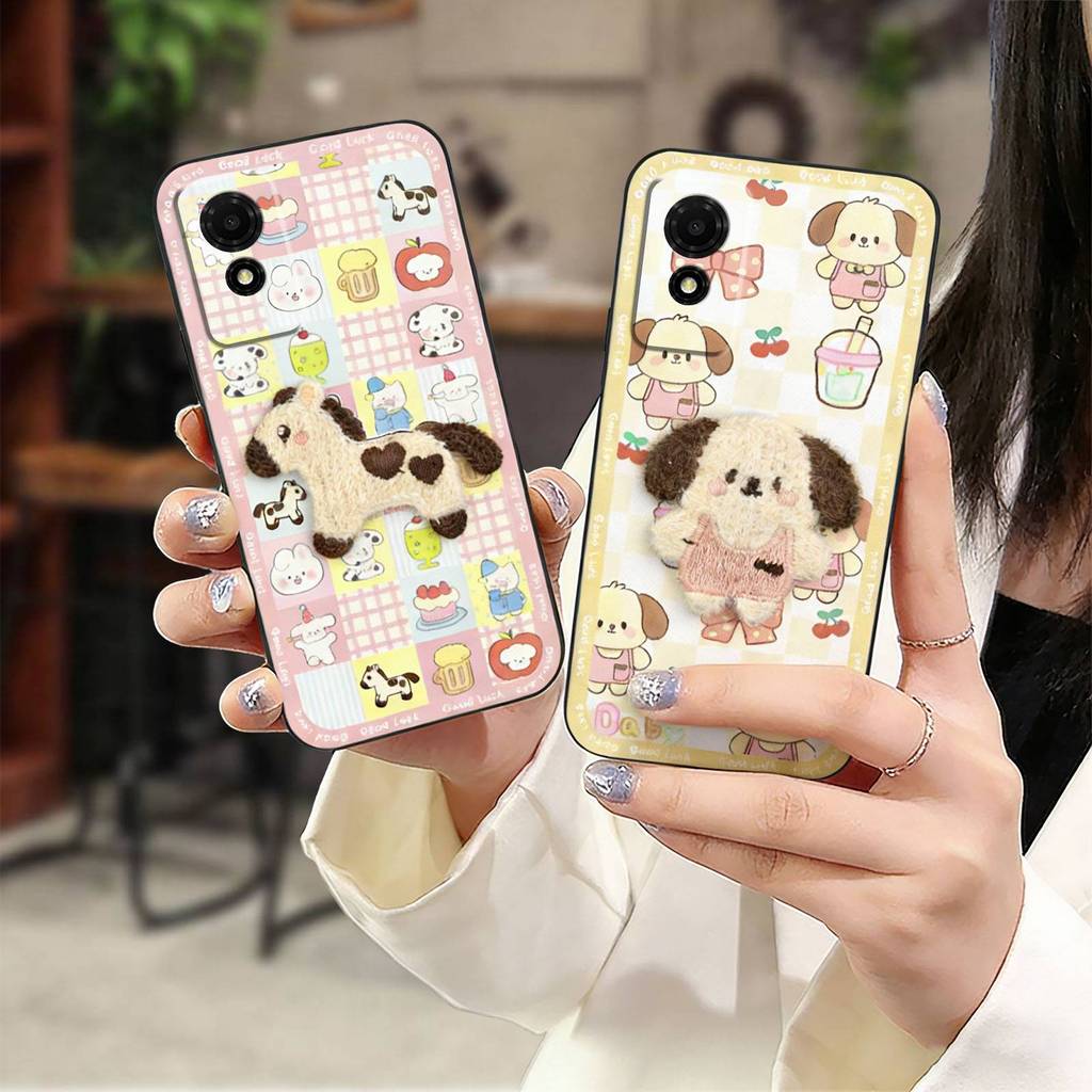 TPU สามมิติเคสโทรศัพท์สําหรับ TCL 501/T433D น่ารัก Anti-knock กันน้ําป้องกันนุ่มกรณี Dirt-proof ผ้า 