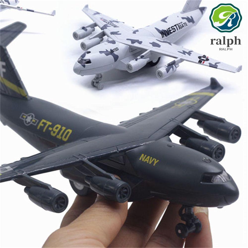RALPH Pull Back Plane Gift for Boy 22CM เครื่องบินจราจรมินิของขวัญ C-17 เครื่องบินของเล่น