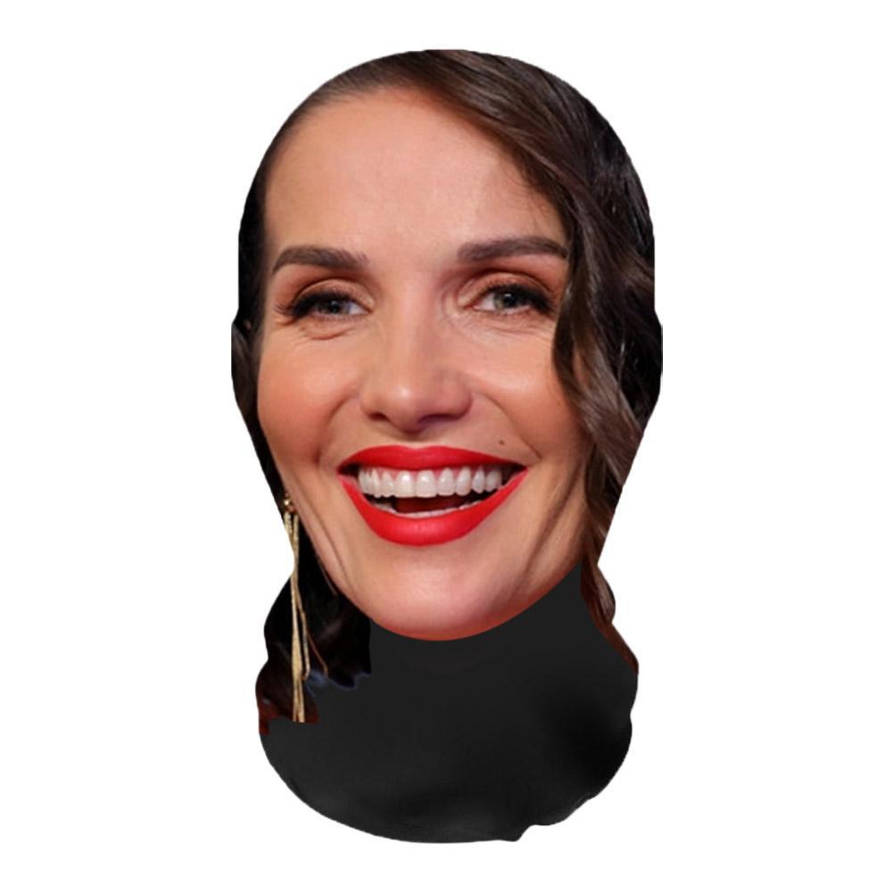 สมจริง Face Mask ตาข่าย Celebrity Balaclava หมวกหมวกเครื่องแต่งกายแปลกสนุก Face Mask คอสเพลย์ E7W9