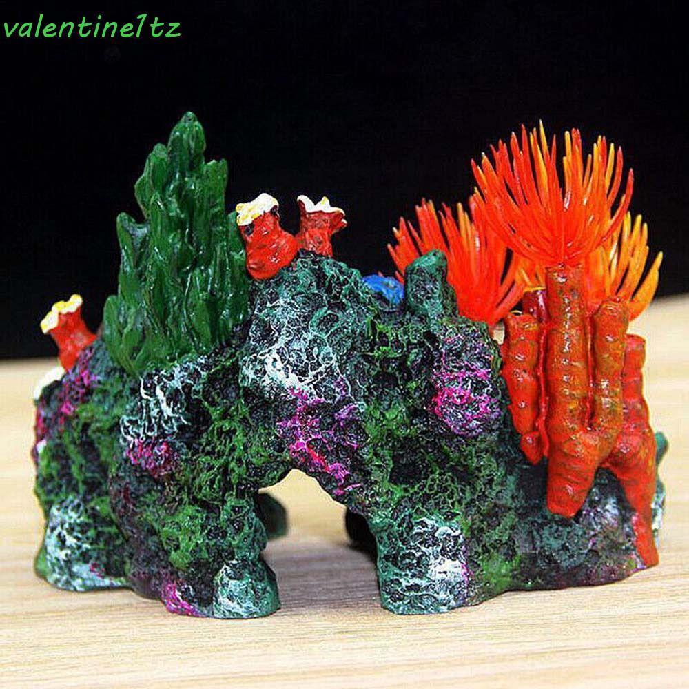 YOGIC Aquarium ภูมิทัศน์ปะการังเชลล์เรซิ่นจําลองปะการังใต้น้ําปลา Hideaway Reef ถังปลาเครื่องประดับ