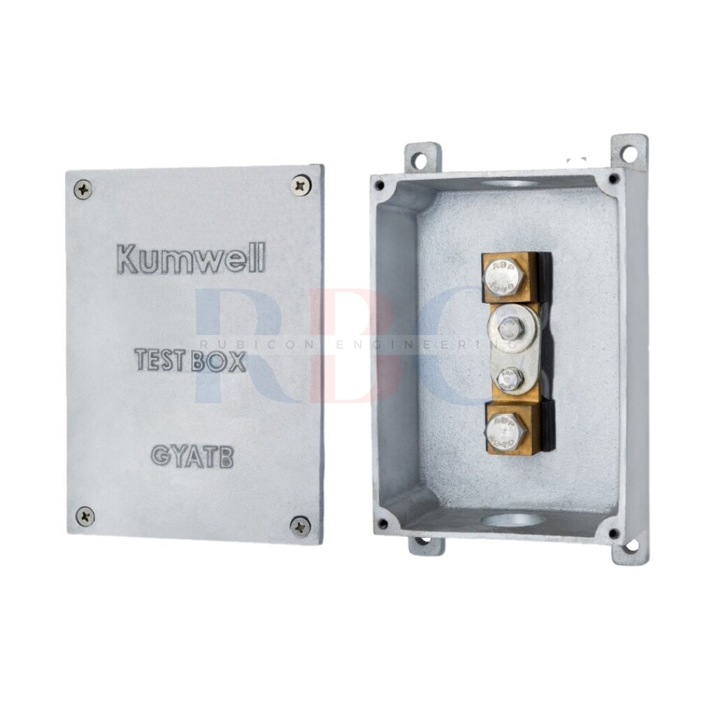 KUMWELL GYATB-AC อลูมิเนียมกราวด์เทสบ๊อกซ์ (Aluminium Ground Test Box ) ขนาด 265x153x70 mm. Aluminium To Copper Condu...