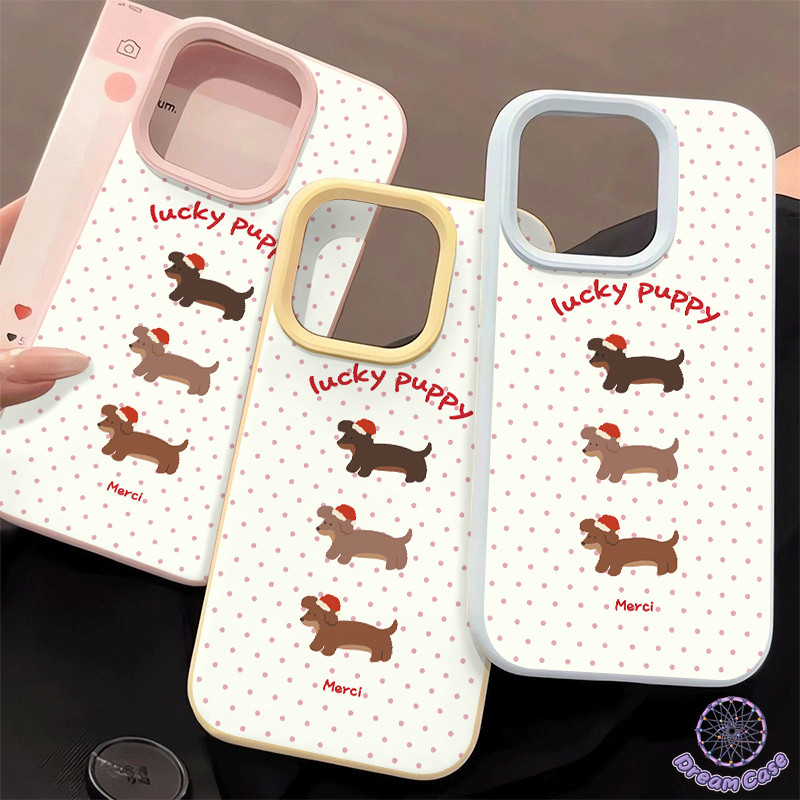 เคสไอโฟน13 เคสป้องกันรอยเหลวลายลูกสุนัขมงคล ม้า2026 น่ารัก สำหรับ IPhone 17 16 15 11 13 12 14 Pro Max 14 15 16 Plus 16E
