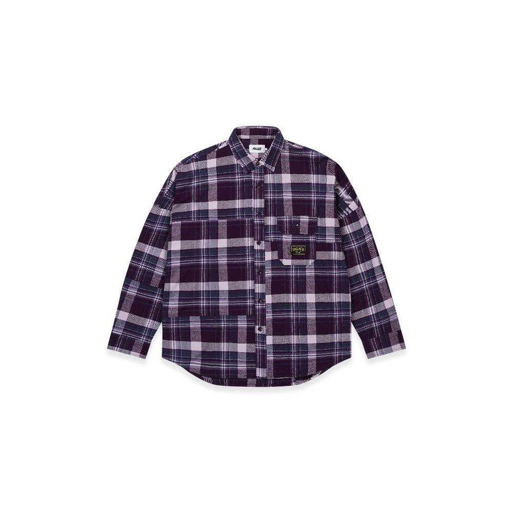 PALACE Lumber Yak Patch Overshirt Purple Unused