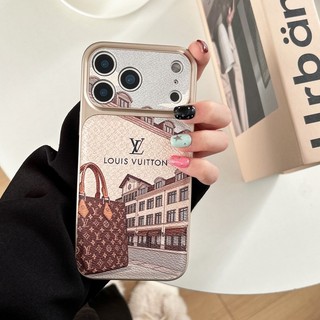New Luxury iPhone 17 Promax Case 16Pro Leather Anti Drop 15 Pack 13/14 Promax Protective Cover