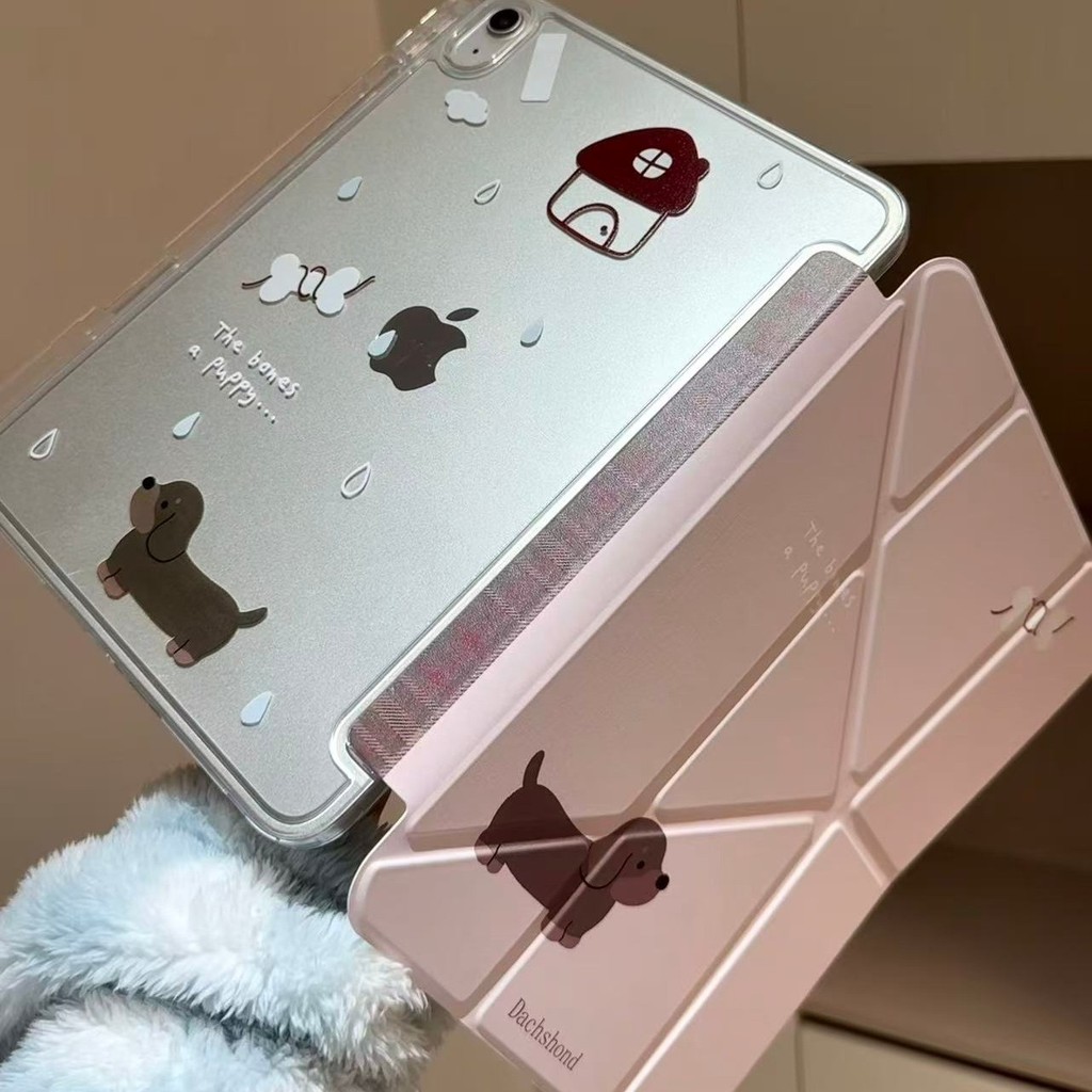 Puppy House 3+Y ส่วนลด iPad air6 เคสป้องกัน pro37 ซม.MINI7 เคสแท็บเล็ต 10/9/8th Generation A16 เคสป้