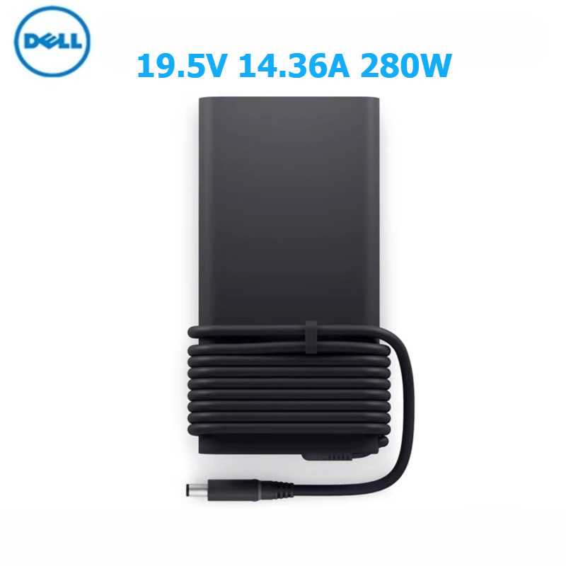 DELL 19.5V 14.36A 280W AC Power Charger สําหรับ Alienware M15 M17 X15 X17 G15 R5 M4600