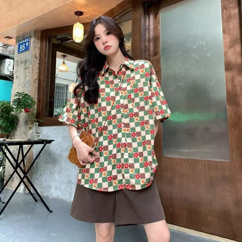 Chili Koko เสื้อเชิ้ตฮาวายแขนสั้น ลายดอก รุ่น 310 thumbnail 5