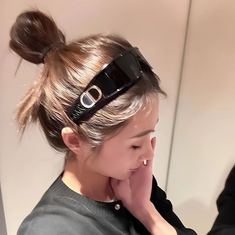 baoluan#D Hairband and sunglasses2025 M1U Futuristic Tech-Style UV Protection Sunglasses for Women c