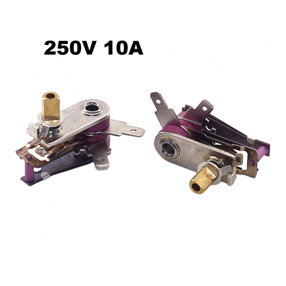 สวิตช์เทอร์โมสตัท AC250V 10A สําหรับการเชื่อมต่ออุณหภูมิเตาอบและการควบคุมความร้อน