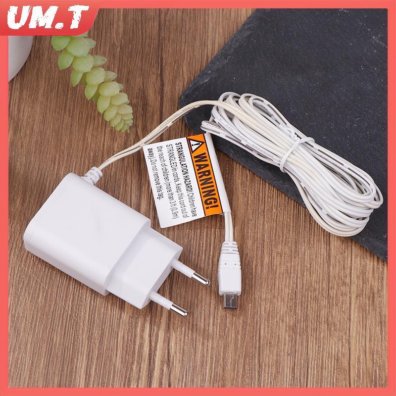 UM.T 110-240V Oril EU Power Adapter Charger Mini USB Connector สําหรับ Baby Monitor VB601 VB603 VB60