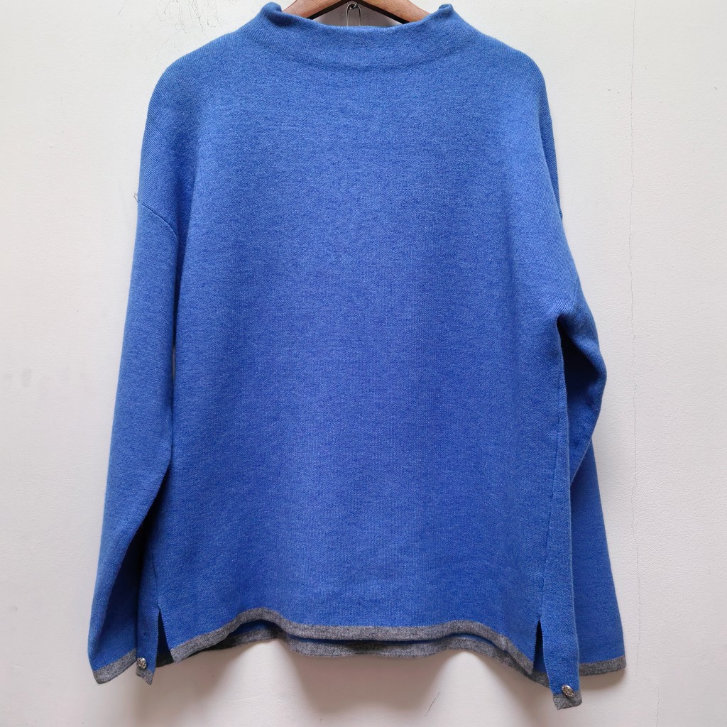 เสื้อกันหนาวสำหรับผู้หญิง แบบครึ่งคอเต่า สไตล์หลวมๆ สวมใส่ง่ายในฤดูหนาว P700