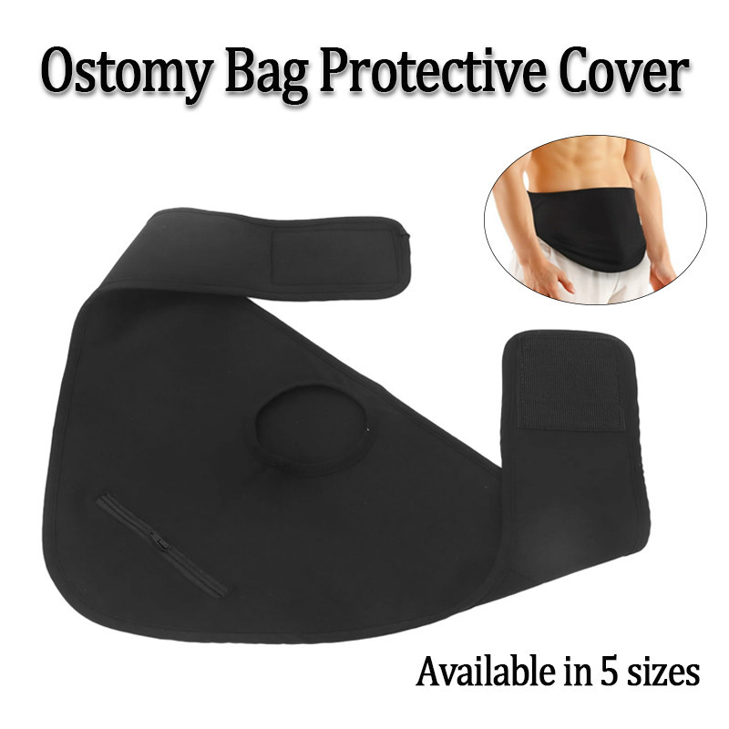 Reusable Ostomy กระเป๋าคงที่ฝาครอบป้องกันเอว Ostomy แขวนกระเป๋าปรับเข็มขัดสนับสนุน