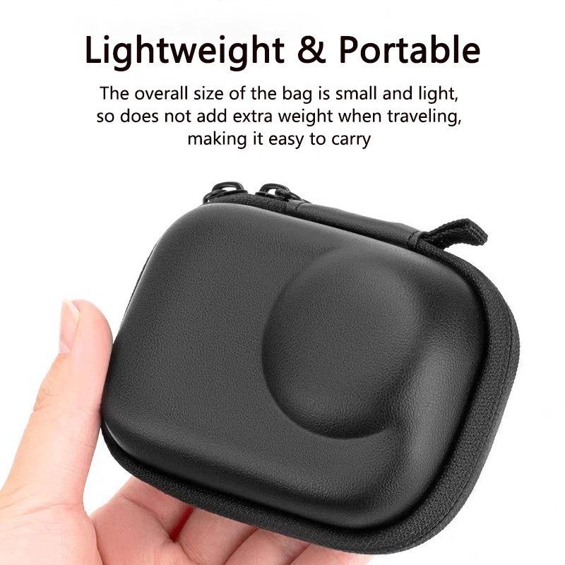 กรณีเก็บข้อมูลสำหรับ Insta360 Go Ultra Travel Carry Bag ปกป้องกันร่างกายกรณีจัดงานแบบพกพาพร้อมคาราบินสำหรับ GO-Ultra thumbnail 6
