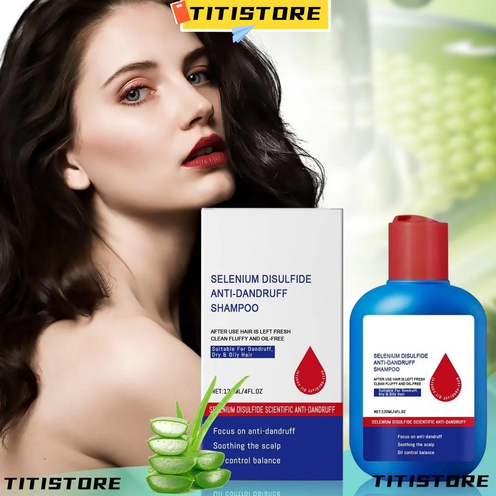 TITISTORE Nipori Shampoo, Anti-Dandruff Refreshing Selenium Sulfide Shampoo, Oil Control 120ml แชมพู