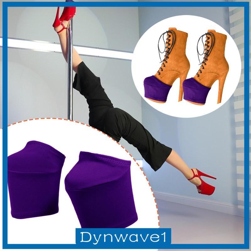 [Dynwave1] 2x Stripper Pole Dance รองเท้าป้องกันผ้ายืดหยุ่น Anti Slip Grip Sleeves