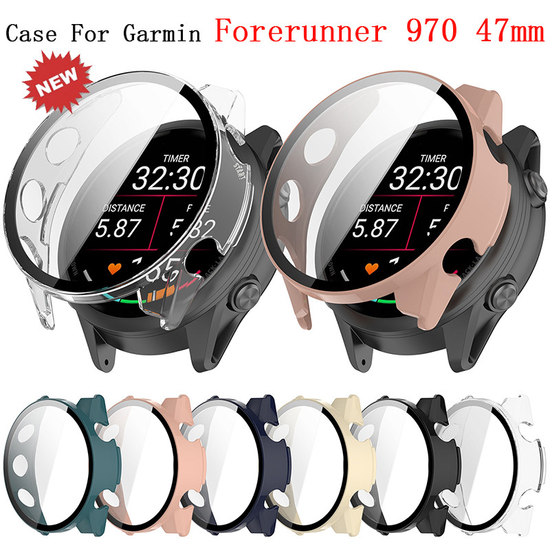 สําหรับผู้เบิกทาง Garmin970 47 มม.ฝาครอบกันชนป้องกันหน้าจอสําหรับ Garmin Forerunner970 47 มม.อุปกรณ์