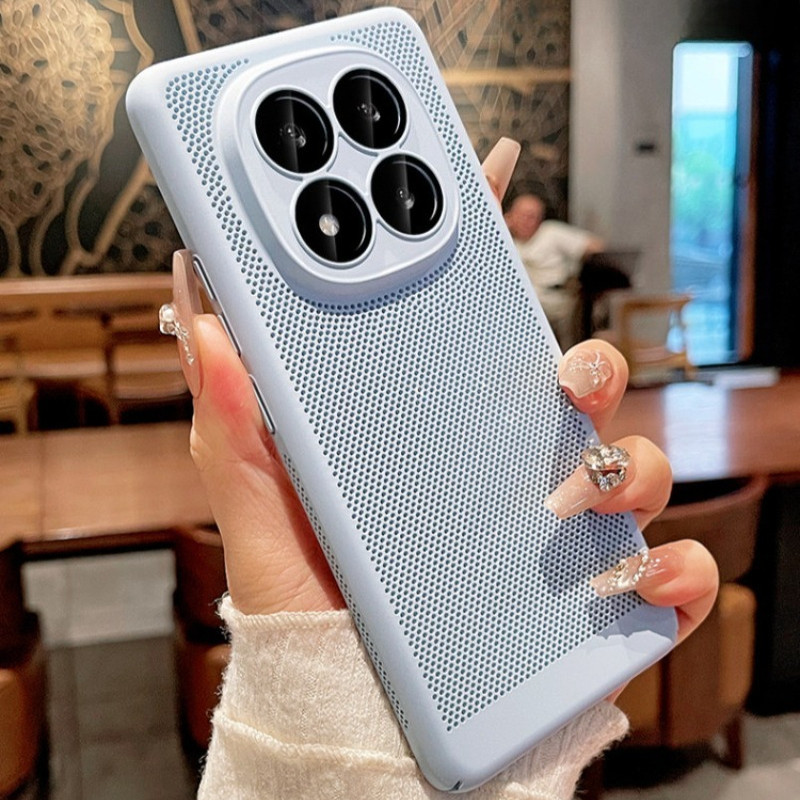 ตาข่ายน้ําหนักเบากระจายความร้อนเคสโทรศัพท์สําหรับRedmiหมายเหตุ14 13 Pro + 4G/5G K90 Pro max K80 Pro/Ultraครอบคลุมเต็มรูปแบบฝาครอบป้องกันสําหรับเลนส์ฟิล์มBreathable PC hard shell