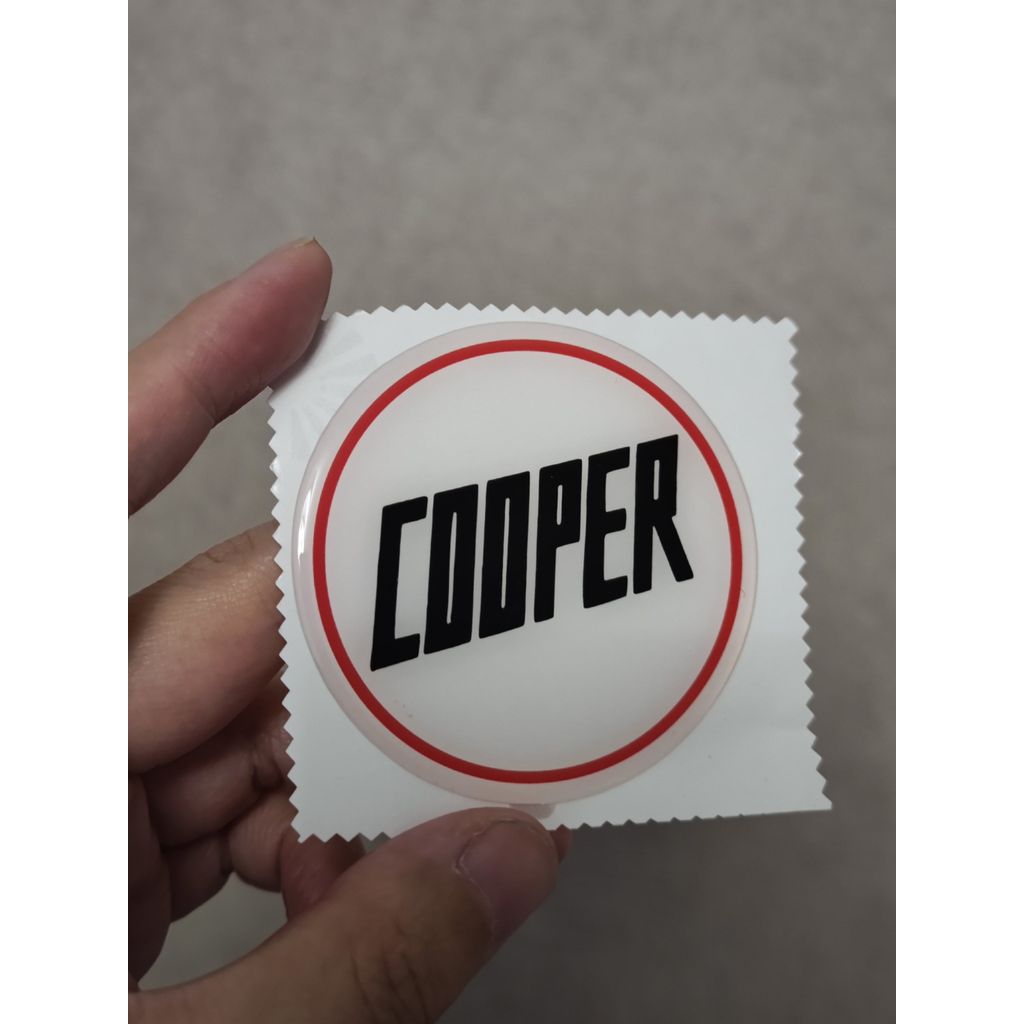 Mini Cooper round emblem, Countryman, F60, F56, F55, JCW rear decorative sticker