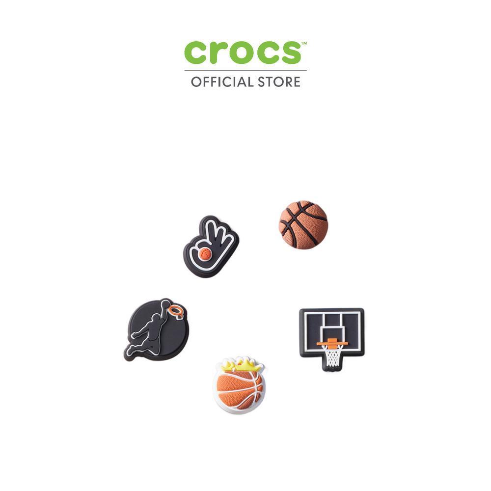 CROCS ตัวติดรองเท้า JIBBITZ™ BASKETBALL TEAM 5 PACK รุ่น 10015037 - MULTICOLOR