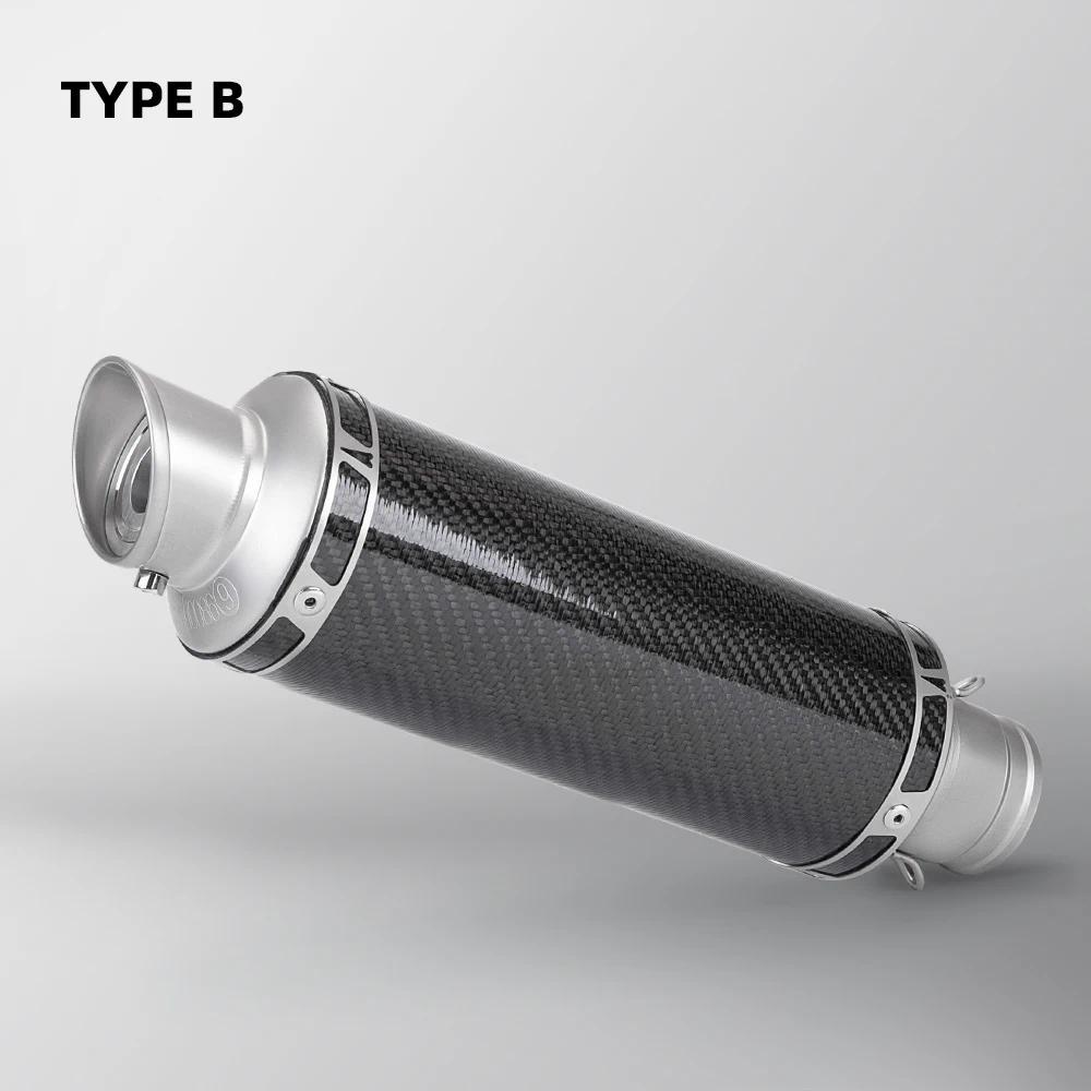 51 มม. สากลรถจักรยานยนต์เลเซอร์ท่อไอเสีย Silencer ท่อ DB Killer หนี Moto สำหรับ MT09 Z1000 GTS300 Z6