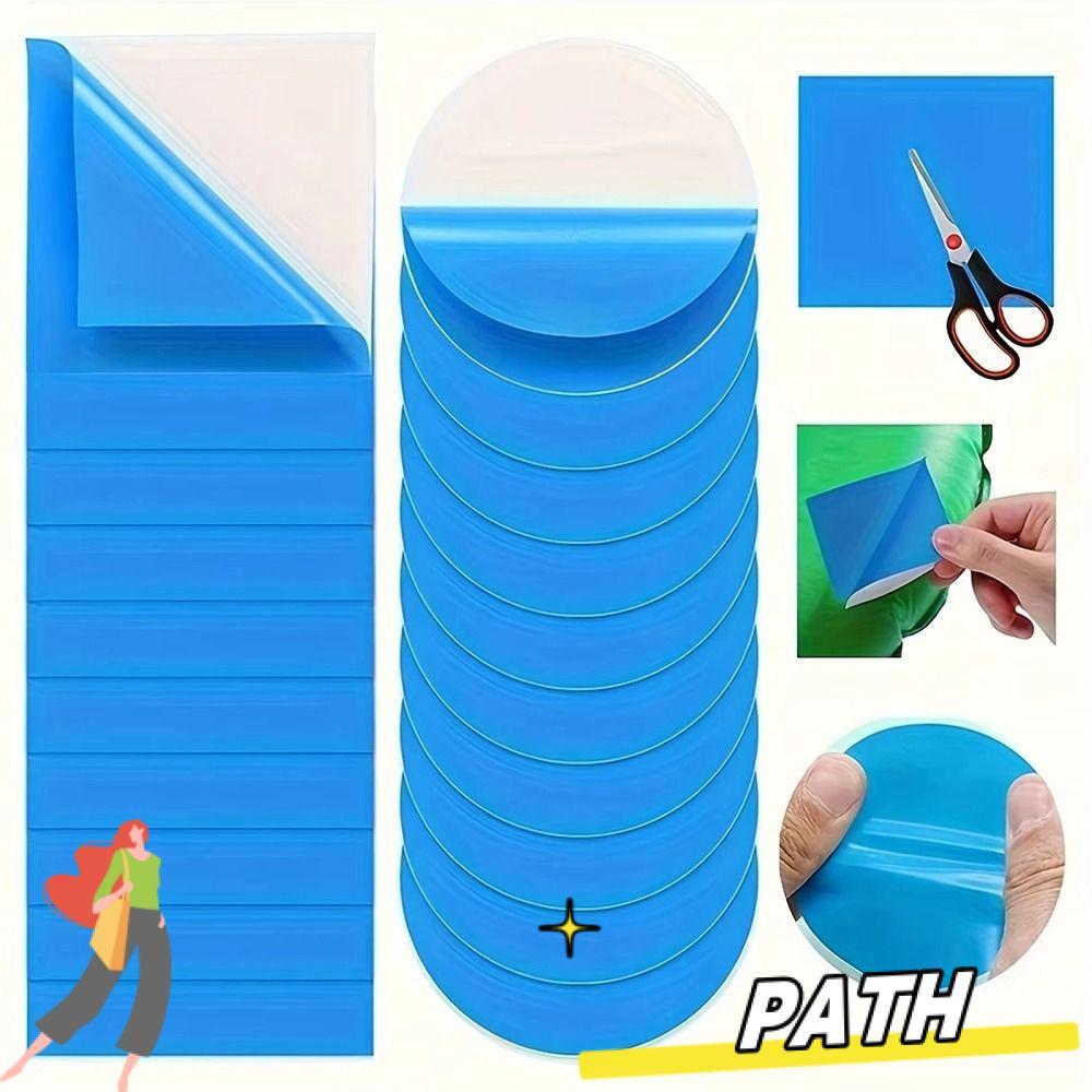 PATH 10 ชิ้นชุดซ่อมสระว่ายน้ํา,สําหรับสระว่ายน้ําซ่อมใต้น้ําซ่อมสระว่ายน้ําแพทช์,มัลติฟังก์ชั่ Self-Adhesive PVC Patch กาว