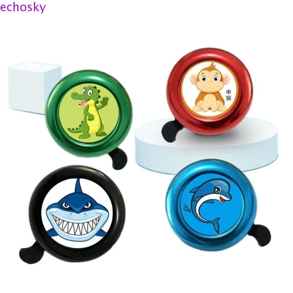 ECHOSKY Handlebars Horn, Alarm Waring Cycling Ring Kids Bicycle Bell, Road Bike Cartoon Metal Animal