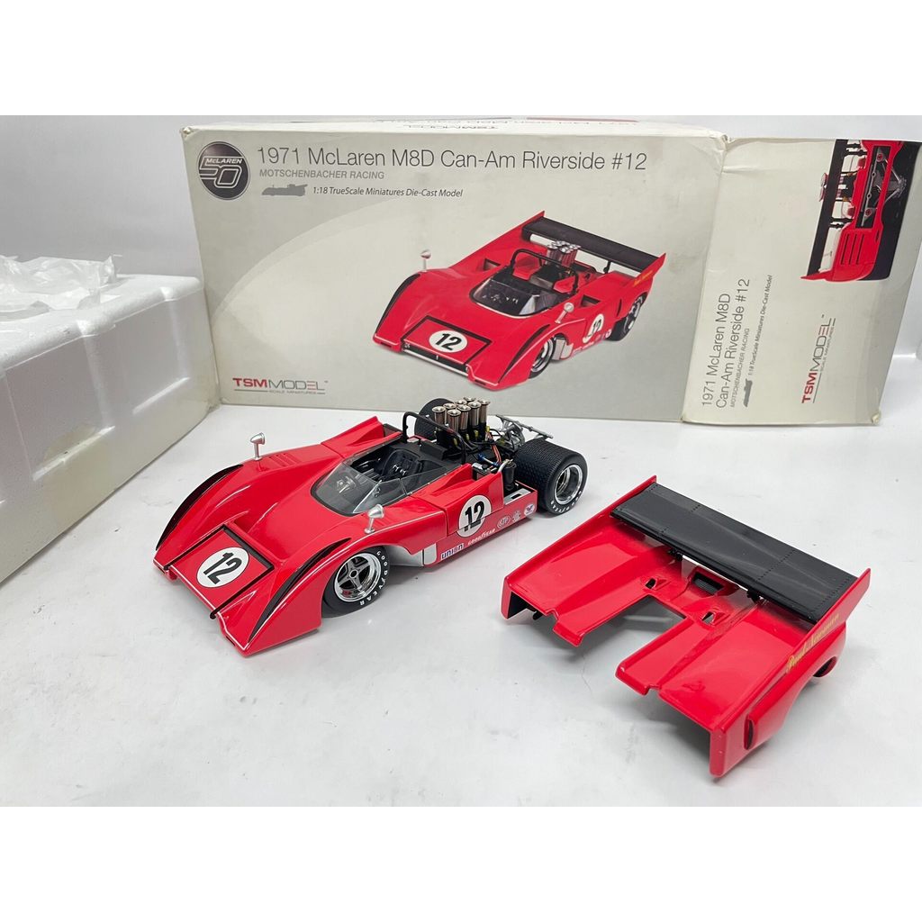 TSM 1/18 Mclaren Mclaren M8D #12号 แพ็คเดิม สินค้าใหม่ ซื้อมาตลอดกล่อง ไม่มีเล่นไม่มีตําแหน่ง