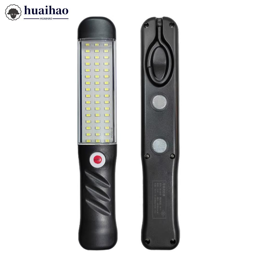 HUAIHAO 1200/2400/1500/3000mAh ทํางานแบบชาร์จไฟได้แม่เหล็ก Auto Repair การตรวจสอบโคมไฟยาว Runtime สํ